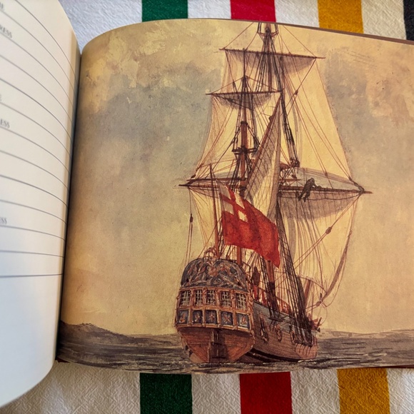 UNUSED Hardcover HBC Address Book with authentic details of original prints. - Picture 4 of 9